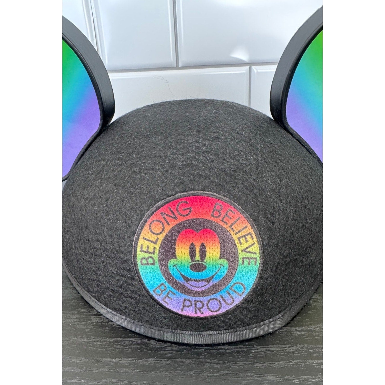 Disney Parks Pride Collection Adult Size Mickey Mouse Ear Hat NWT