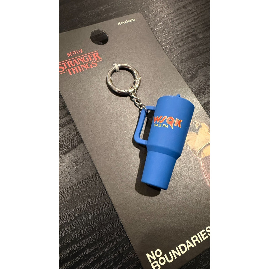 Netflix Stranger Things WSQK Jacket Collectible Mini Keychain - Unisex NEW