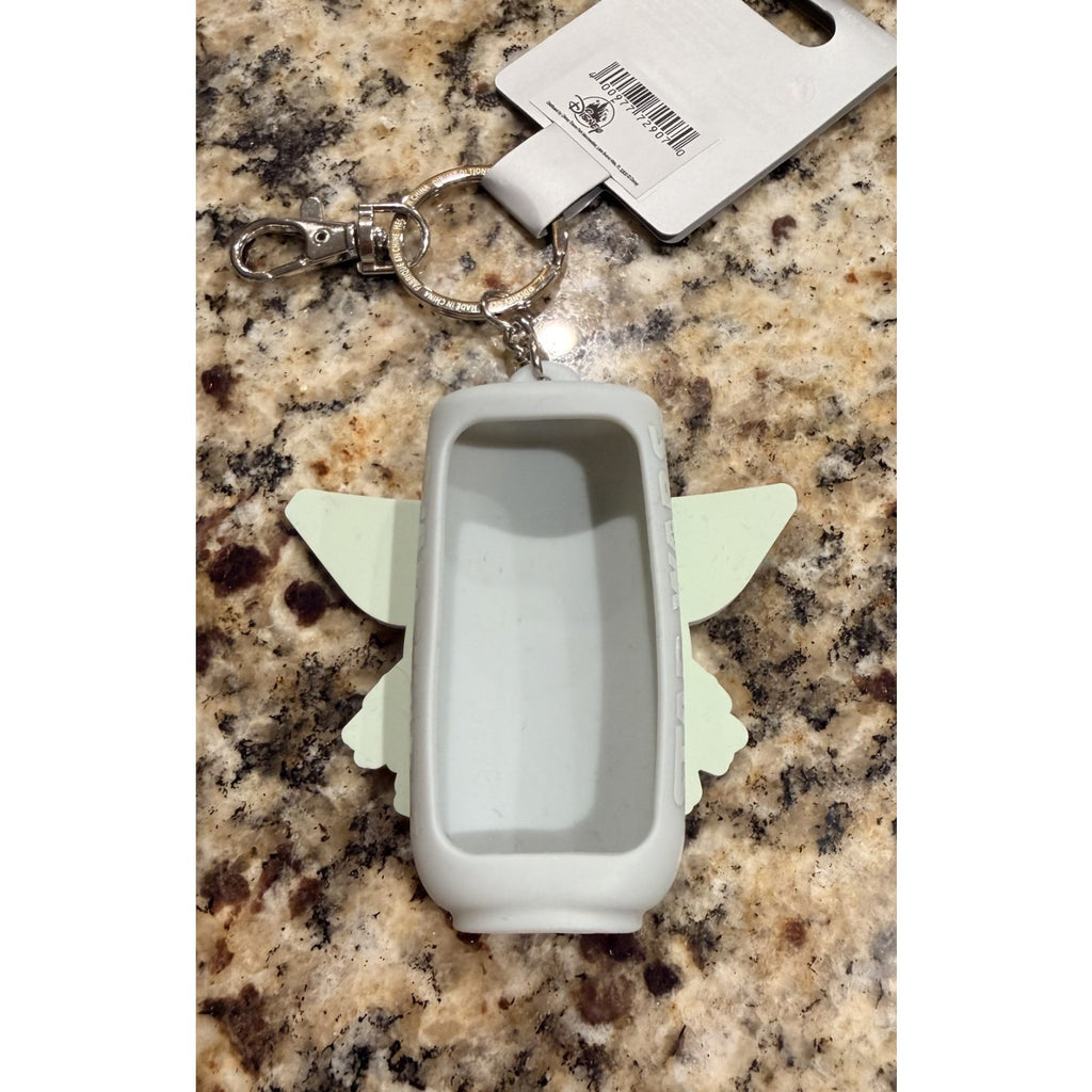 NWT Disney Parks Grogu "The Child" 1 fl oz Sanitizer Holder & Keychain