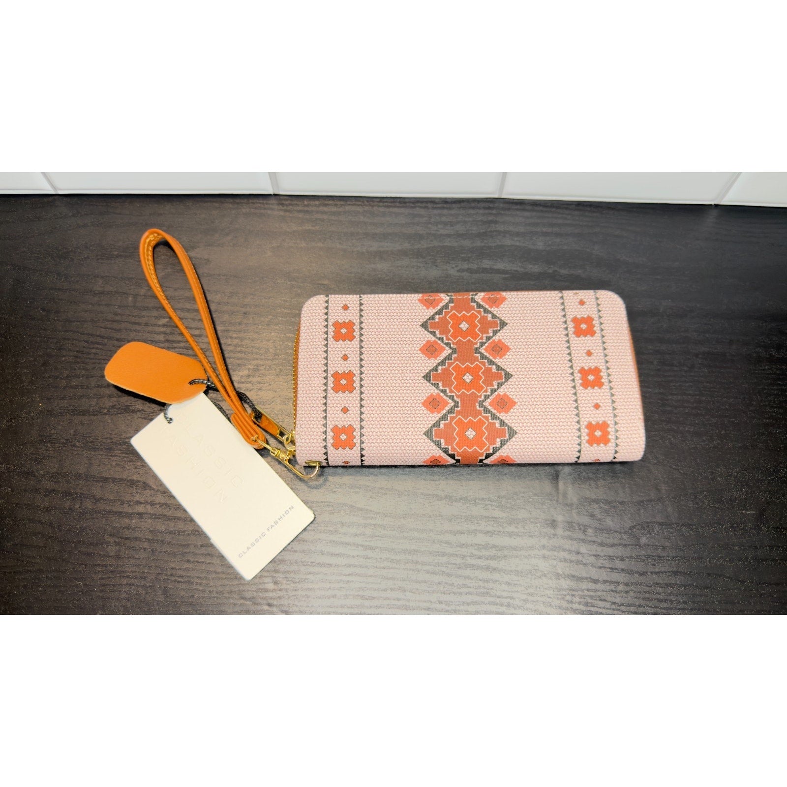 Women’s Ultra Thin Slim Western Wallet - Long Bifold Clutch & Card Holder - NEW