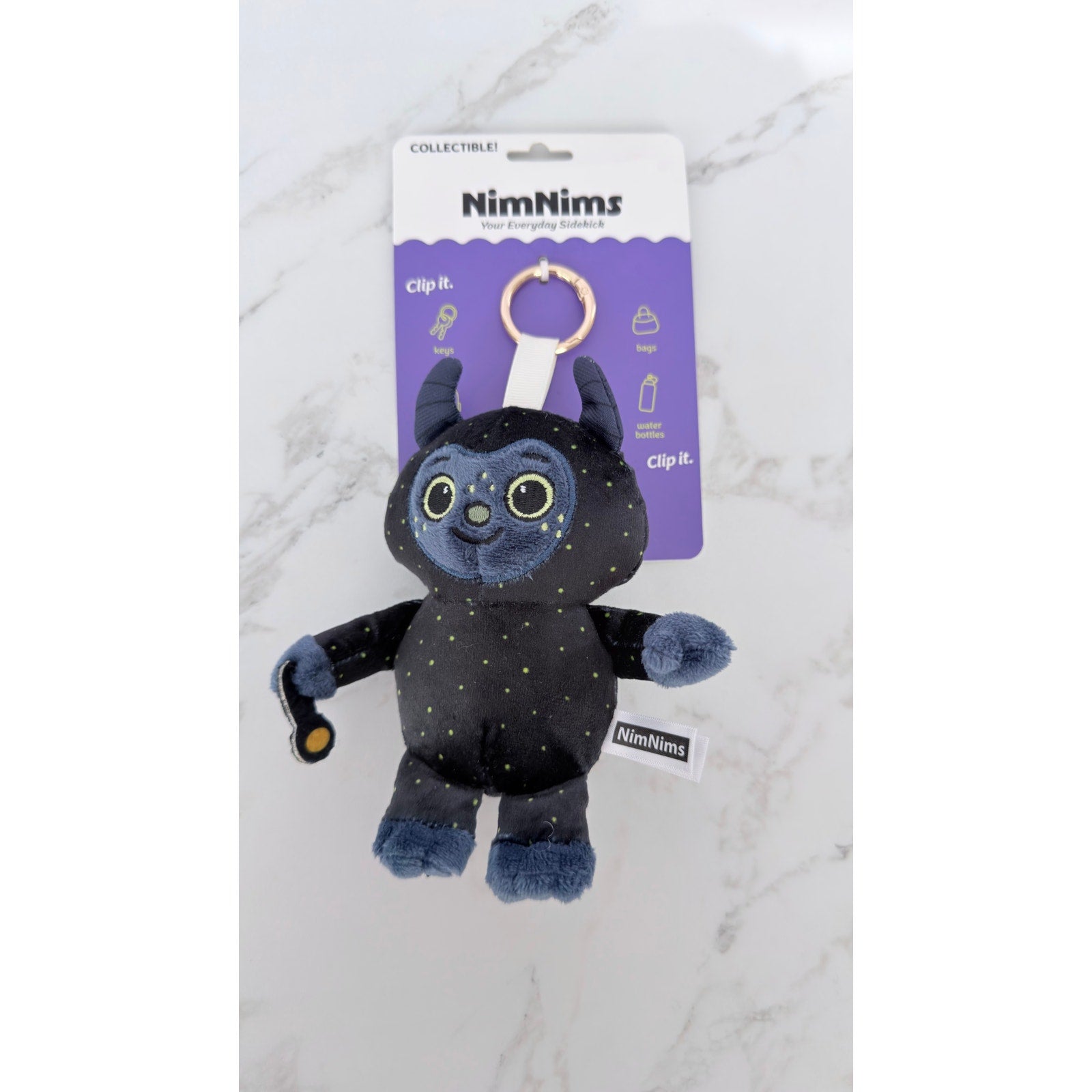 NimNims Monster Series Nixie Plush Keychain Clip NEW