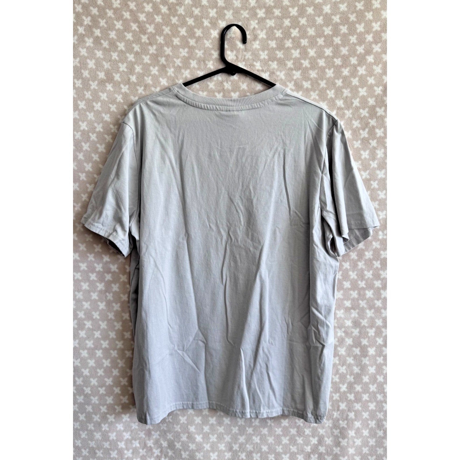 NWT Disney Parks Epcot Center Logo Tee Shirt Gray Two Button V-Neck Adult XL