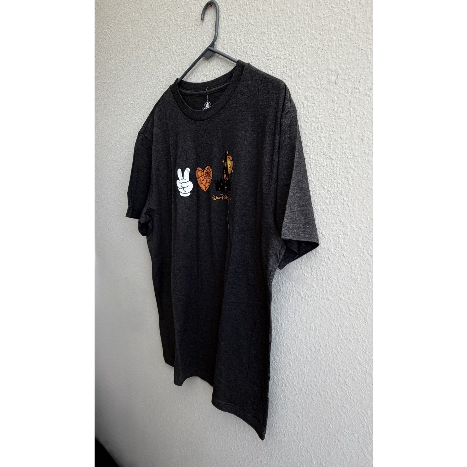 Disney Parks 2025 Halloween "Peace Love WDW" T-Shirt - Size Large - New