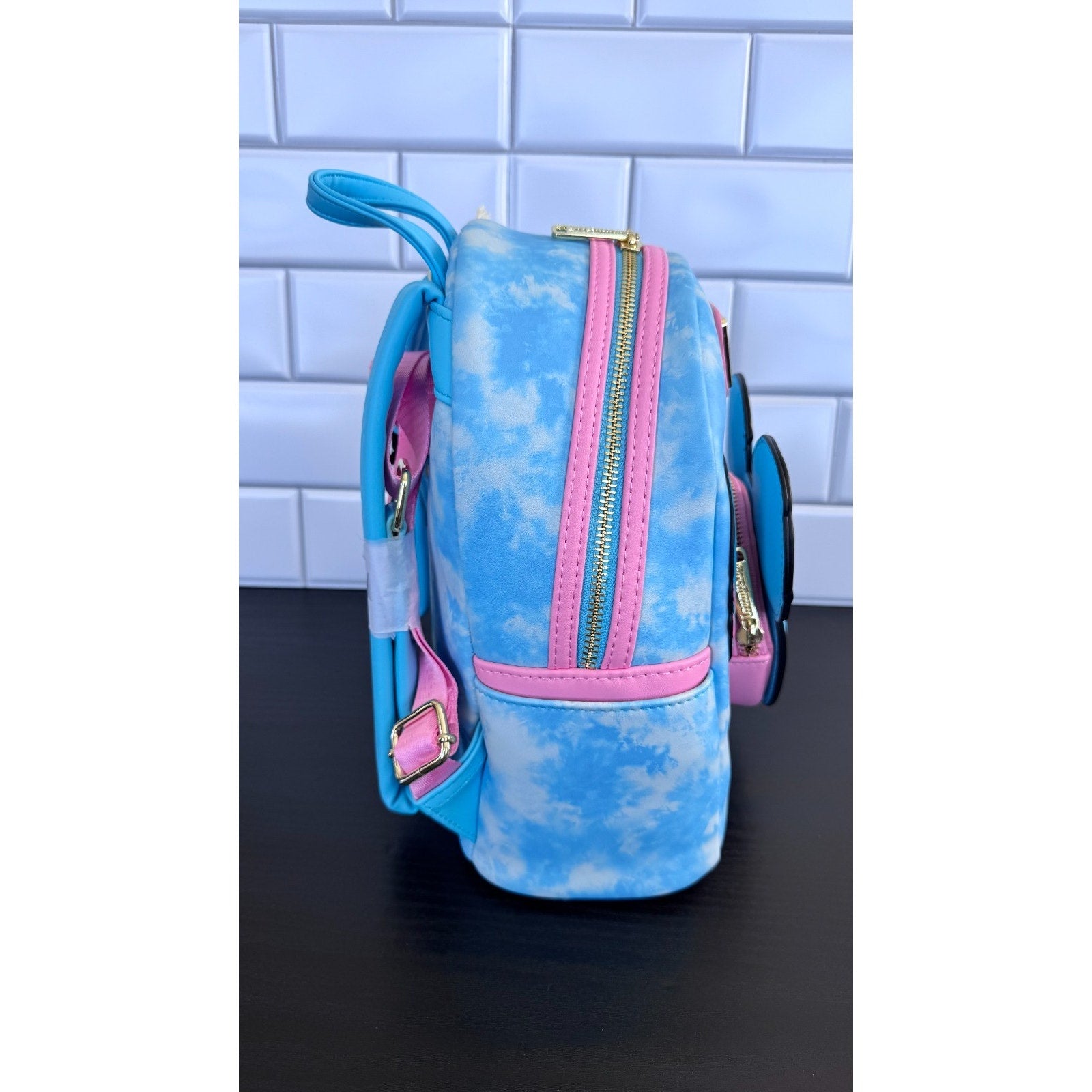Disney Parks x Loungefly Eats Collection Mickey Macaron Mini Backpack NWT