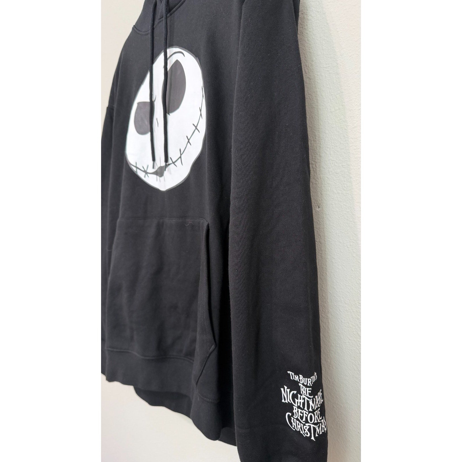 Disney Parks Nightmare Before Christmas Jack Skellington Hoodie | Black | Large