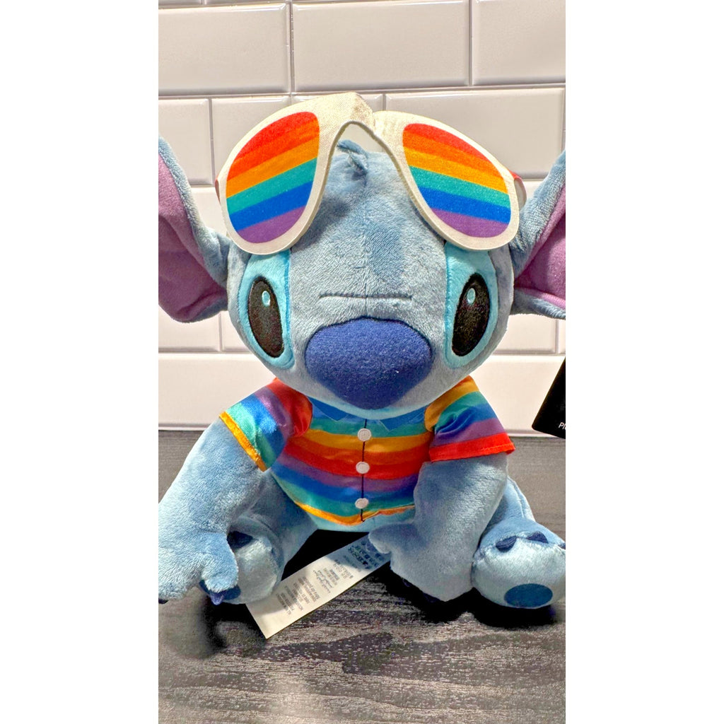 Disney Parks Pride Collection Stitch Plush 12 1/2" NWT