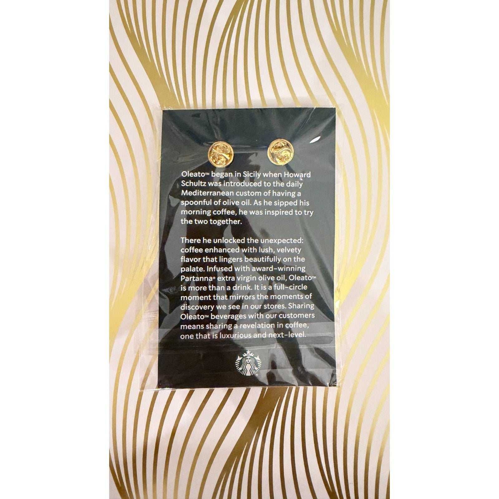 Starbucks Limited Edition Oleato™ Enamel Pin – New 2024 Collectible