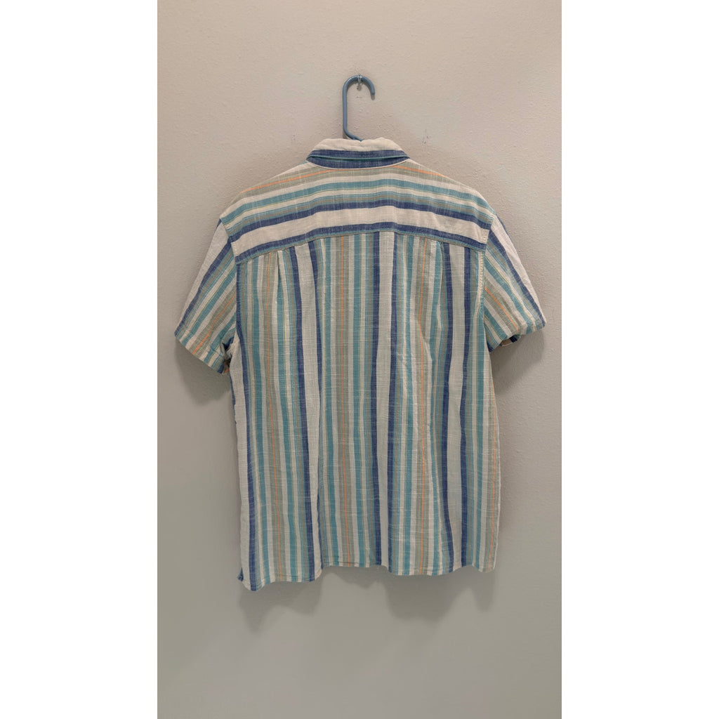 American Eagle Men's Striped Button Down – Large – Preowned