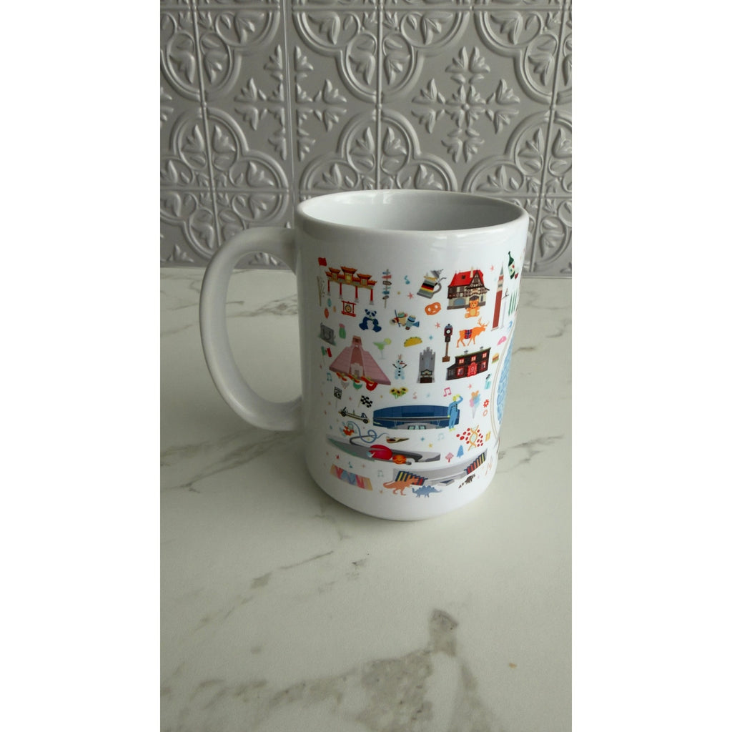 Epcot World Showcase Spaceship Earth Coffee Mug