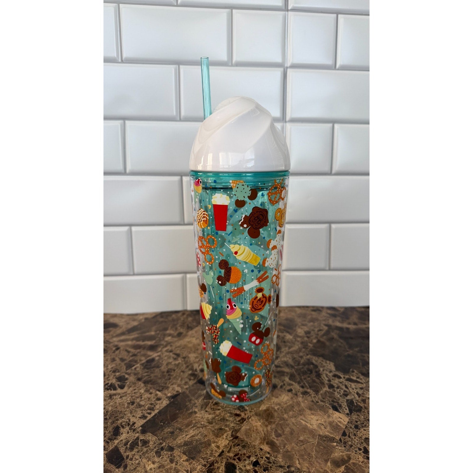 NEW Disney Parks Food Icons 22oz Tumbler – Limited Edition