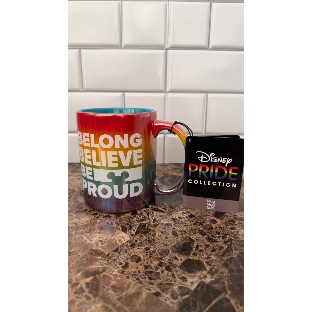 Disney Pride Collection "Belong, Believe, Be Proud" Mug – NEW