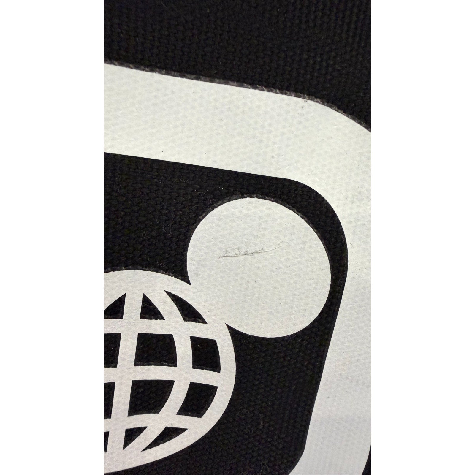 Disney Parks Walt Disney World Logo Canvas Black Tote NWT