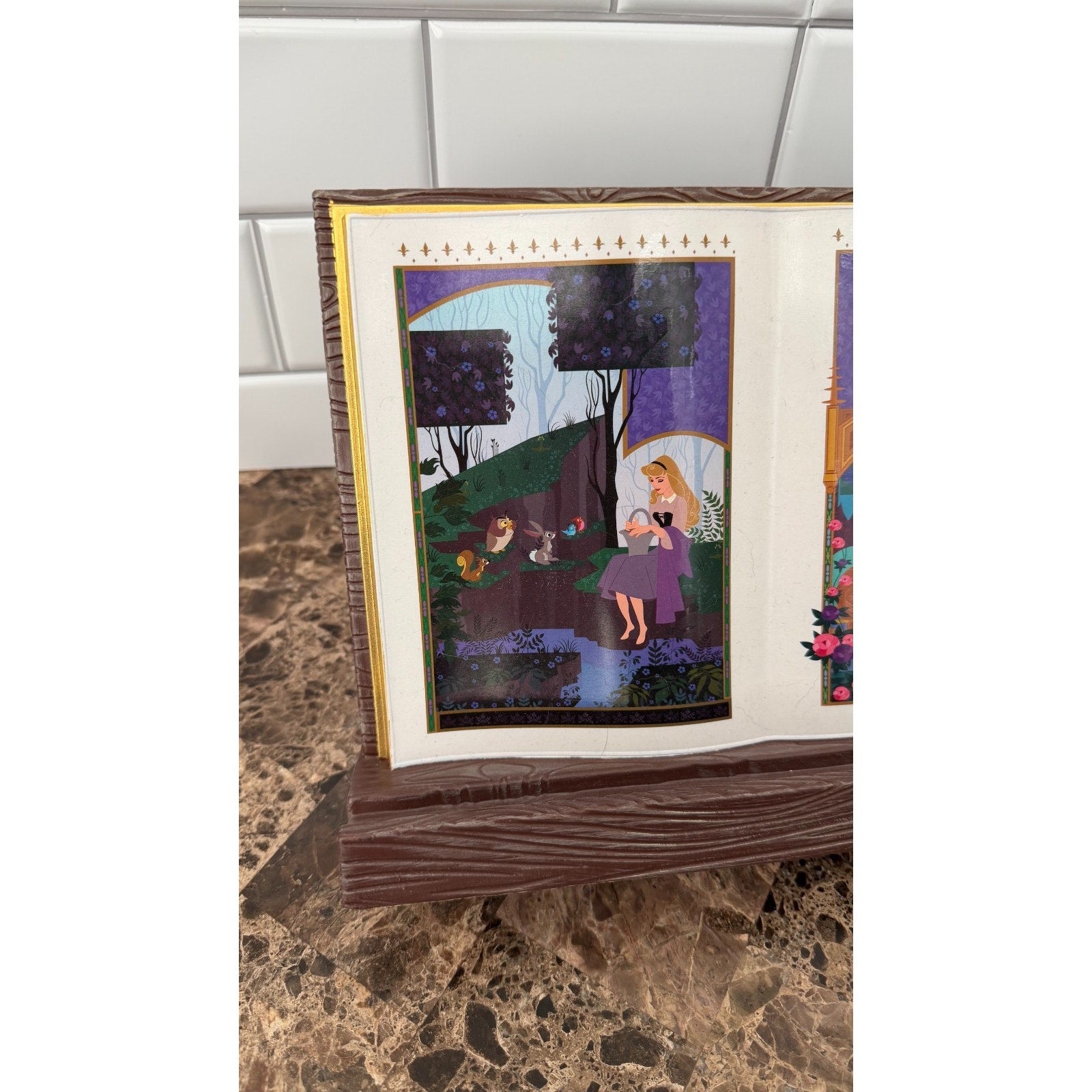 NEW 2024 Disney Parks Ashley Taylor Sleeping Beauty Book Reading Stand