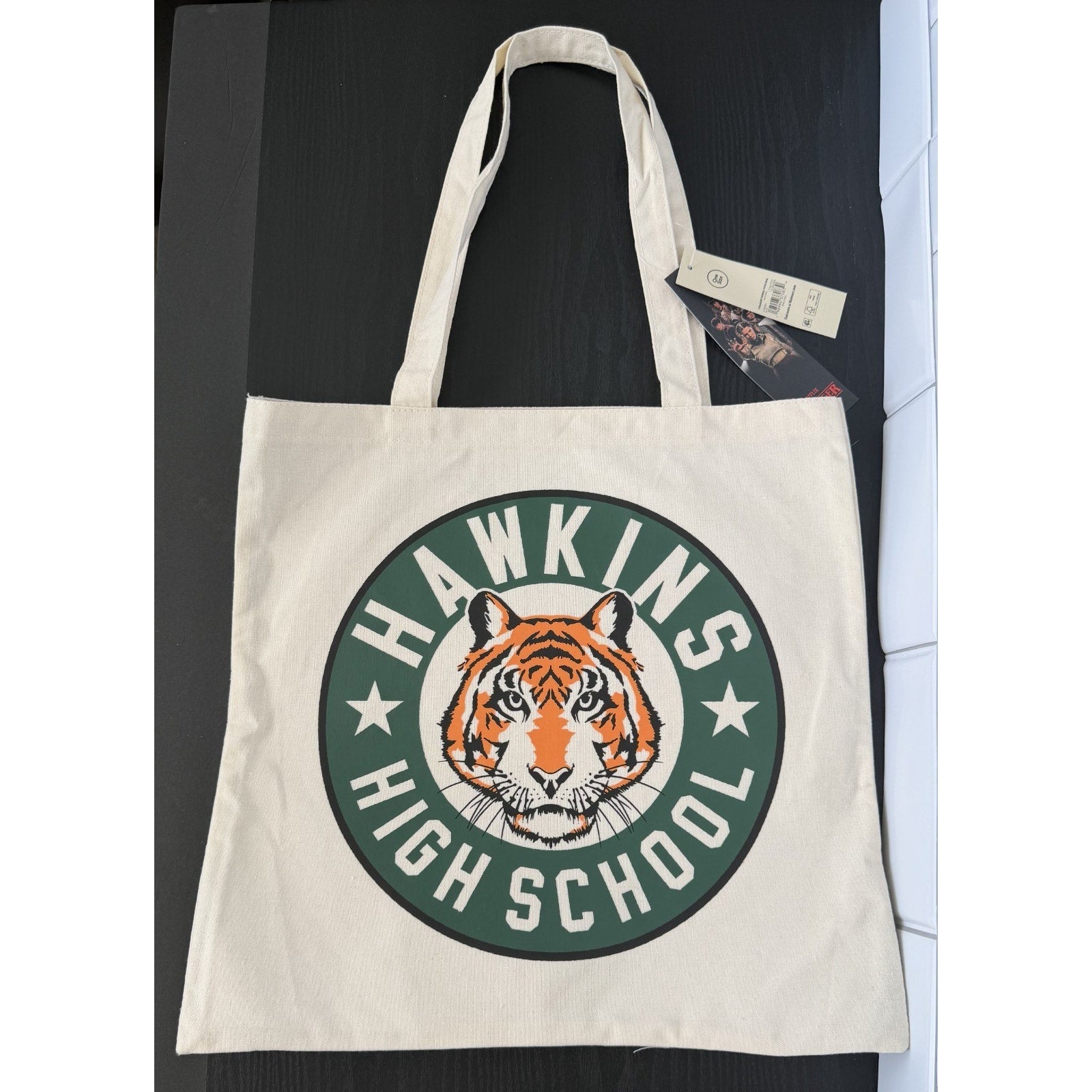 NEW Stranger Things Hawkins High School Canvas Tote Bag