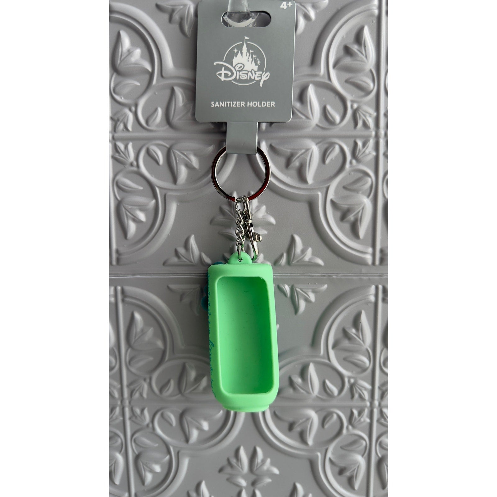 Disney Parks The Little Mermaid Ariel Hand Sanitizer Holder Clip Keychain NEW