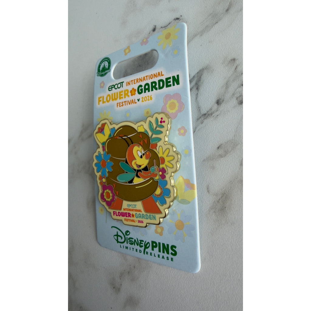 Disney EPCOT International Flower & Garden Festival 2026 Spike the Bee Pin NEW