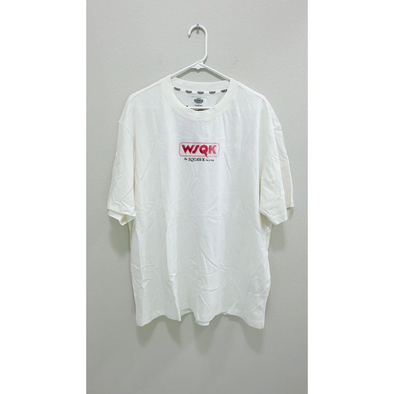 NWT Netflix Stranger Things x Primark WSQK Graphic Tee - Large