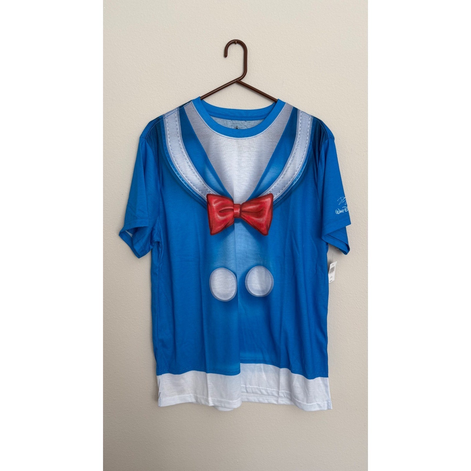 NEW Disney Parks Donald Duck All-Over Print Costume T-Shirt - Adult Large
