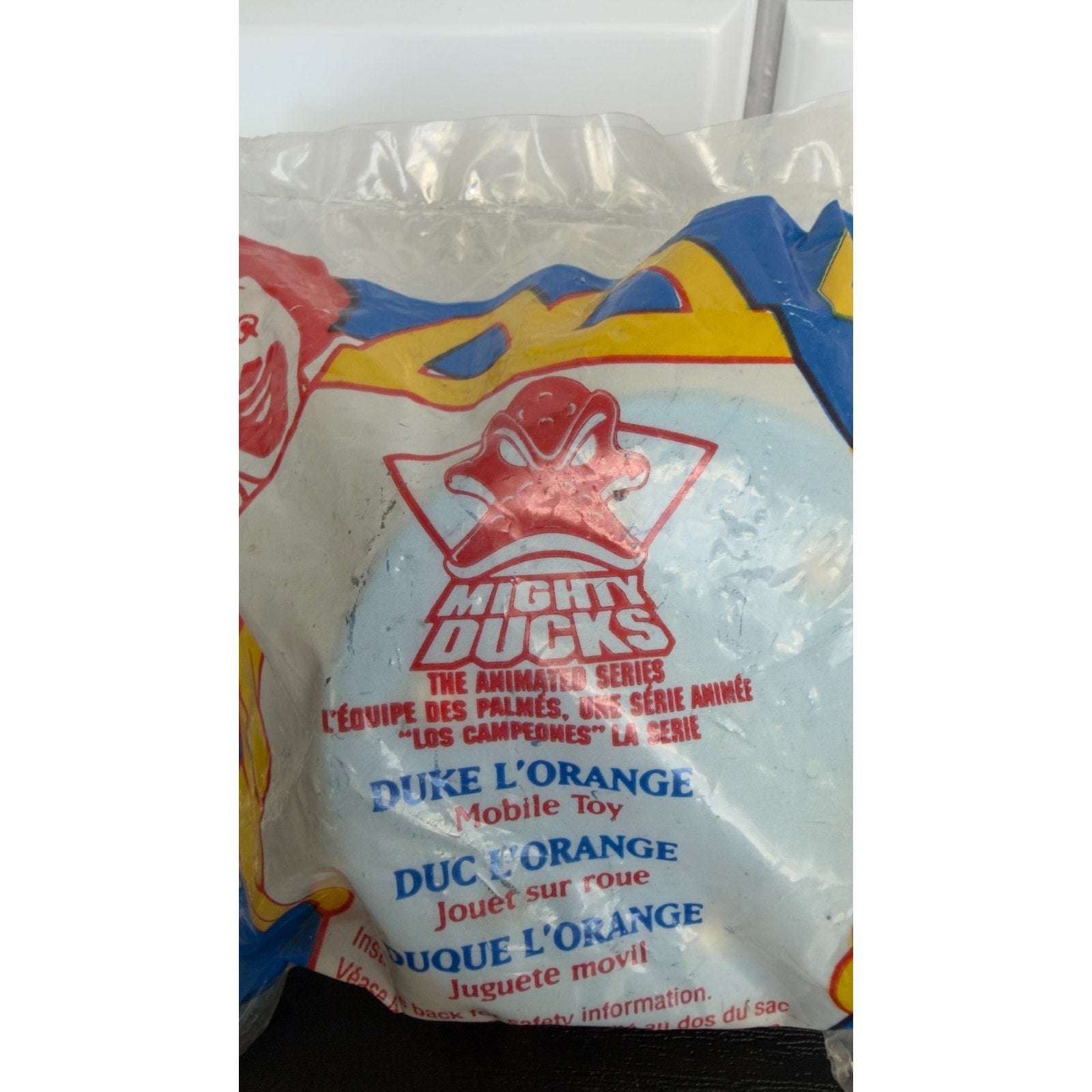 Vintage 1997 McDonald’s Mighty Ducks Happy Meal Toy Lot - Set of 4 Sealed