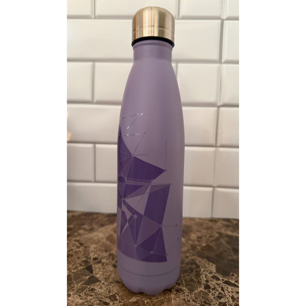 Disney Parks Tomorrowland "Purple Wall" Stainless Steel Water Bottle - Imperfect