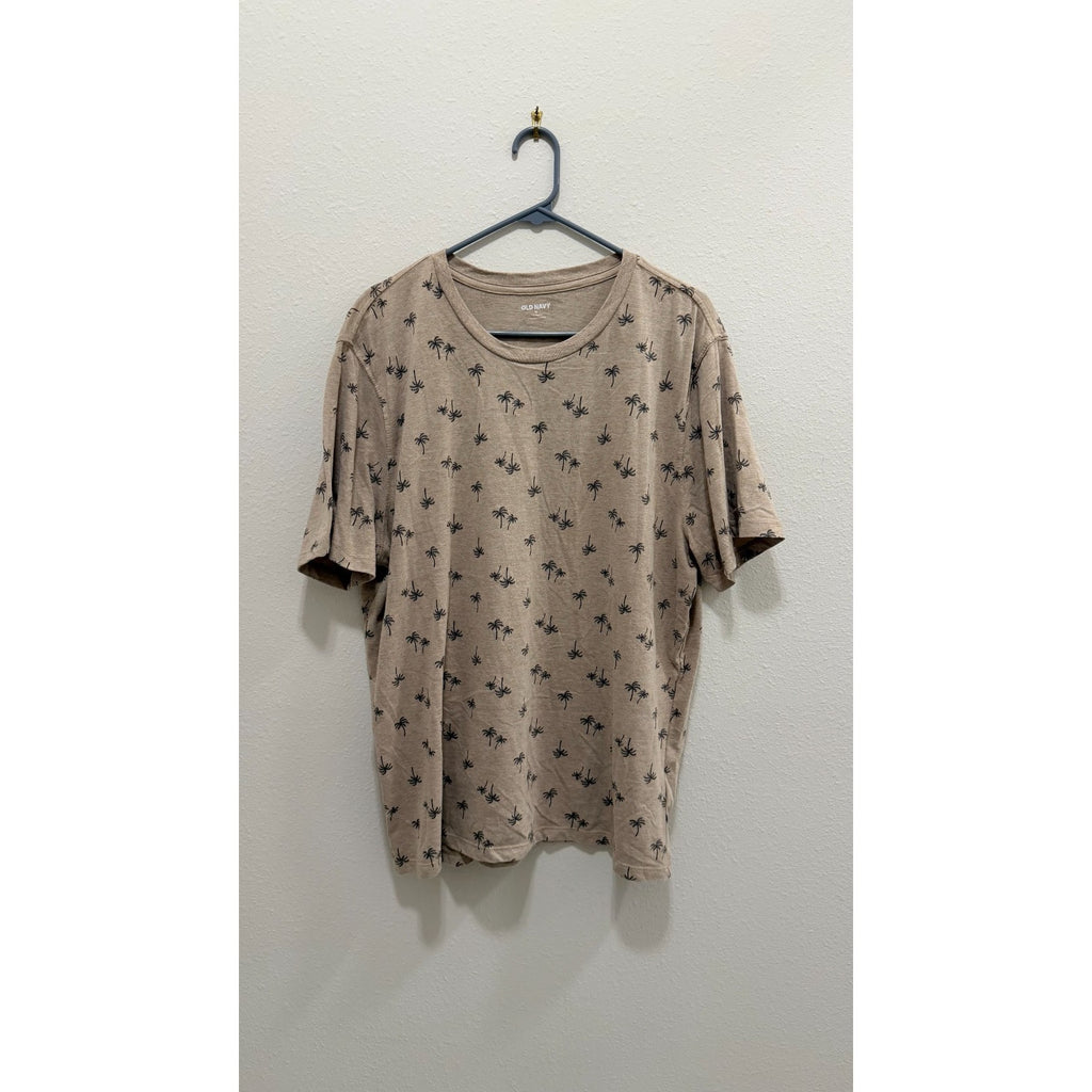 Old Navy Men's Palm Tree Graphic T-Shirt - Size XL - Preowned