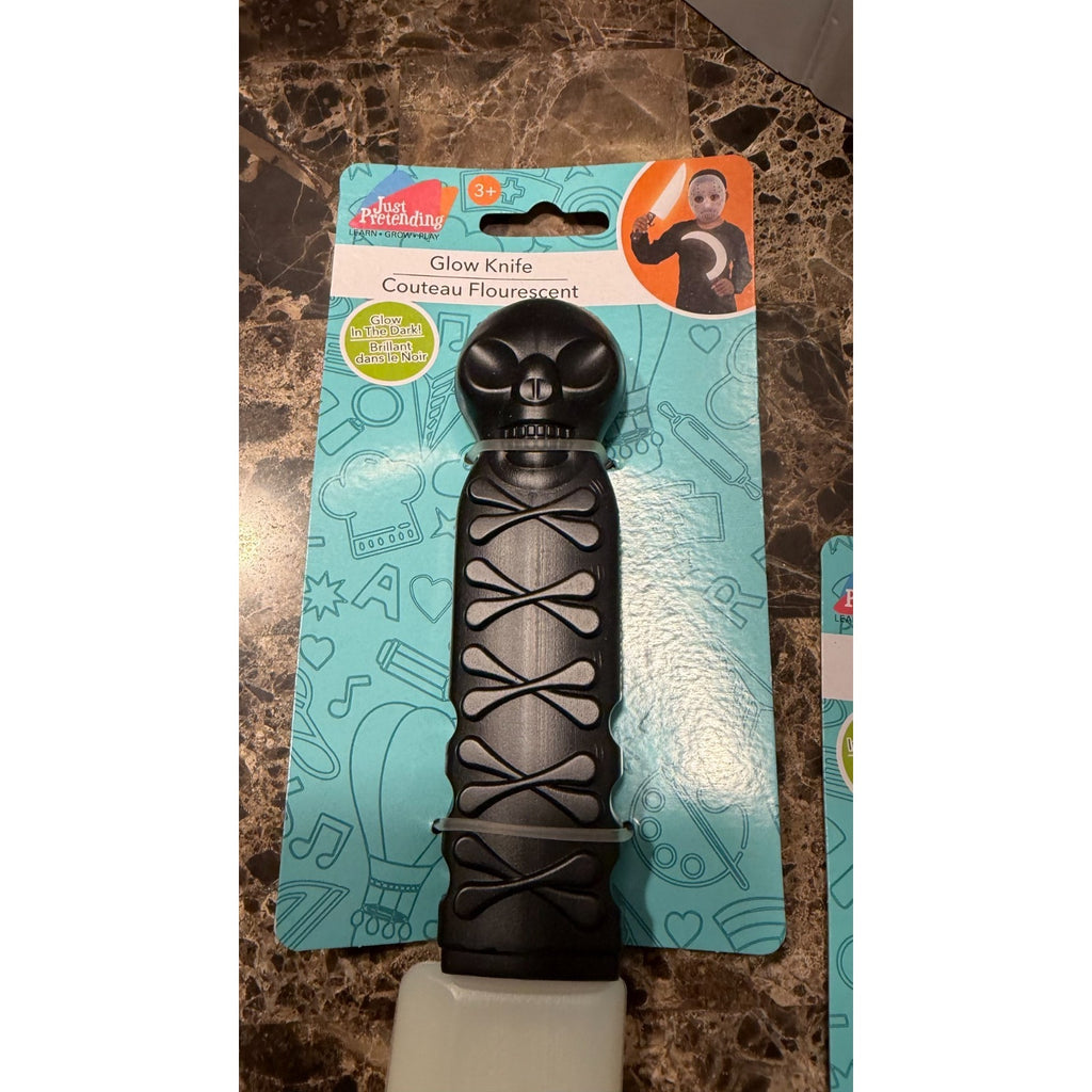 3-Piece Halloween Glow-in-the-Dark Simulated Weapon Set