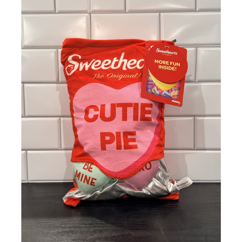 NEW Iscream "Sweethearts" Candy Bag Plush Pillow Set
