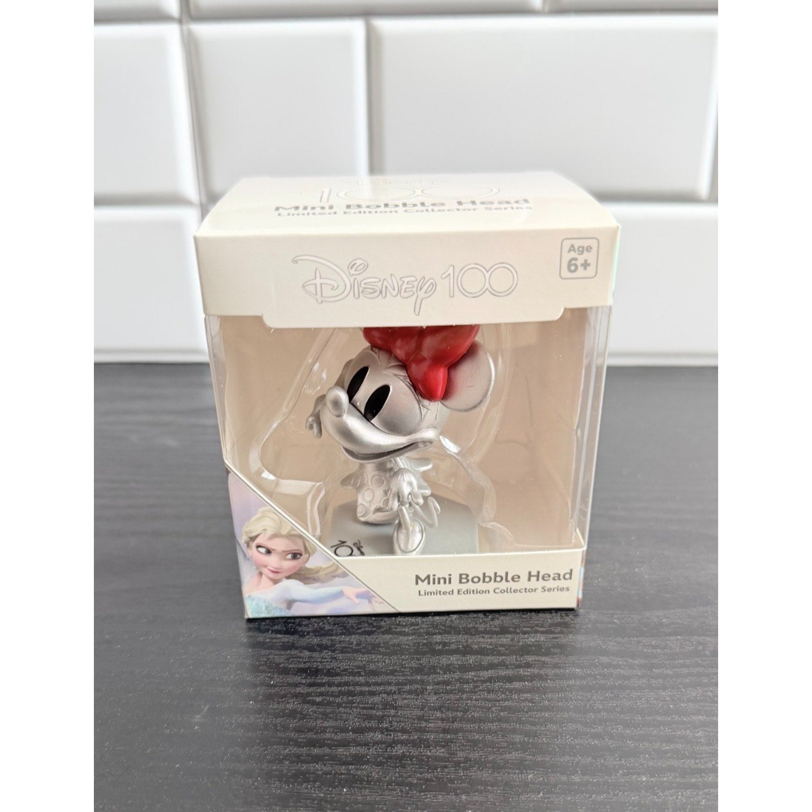 New! Disney 100 Mini Bobble Head COMPLETE SET of 4 Mickey, Minnie, Pooh, Stitch