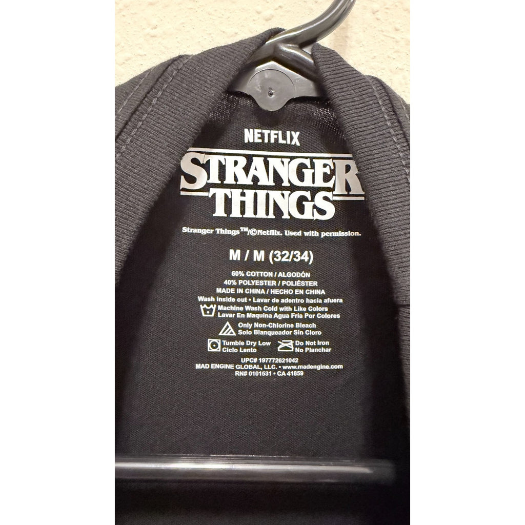 Stranger Things Hellfire Club Graphic Tee - Men's Medium - Netflix Official