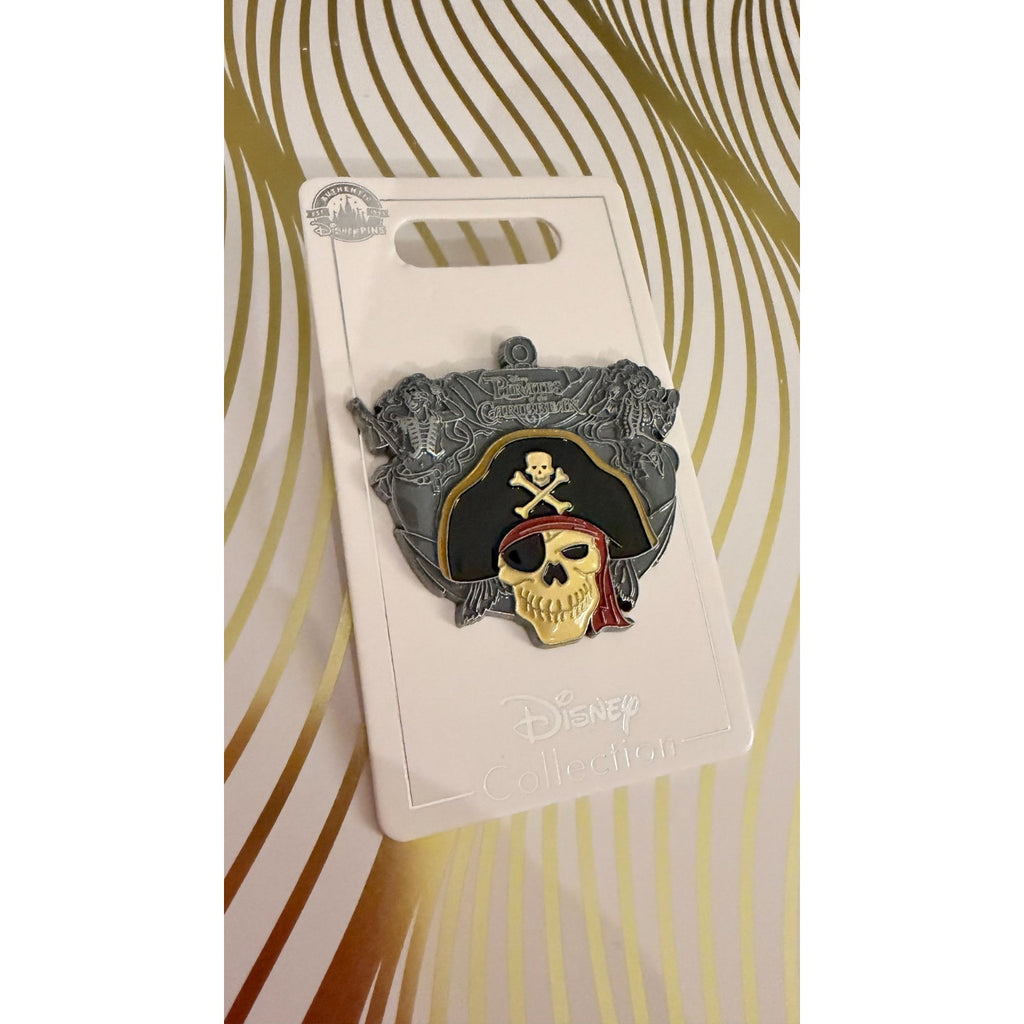 Disney Parks Pirates of the Caribbean 3D Skull Pin