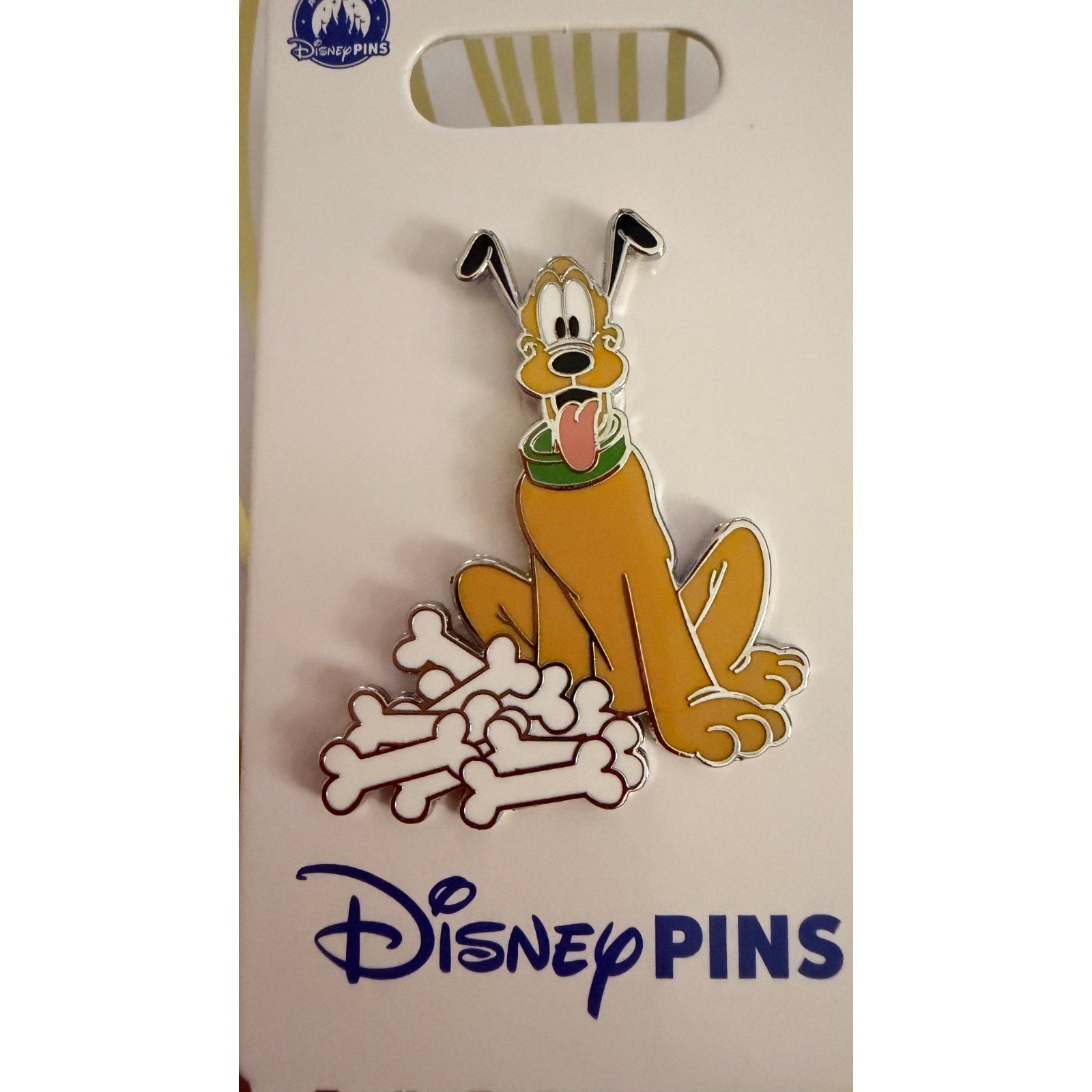 NEW Disney Parks Pluto & Pile of Bones Pin