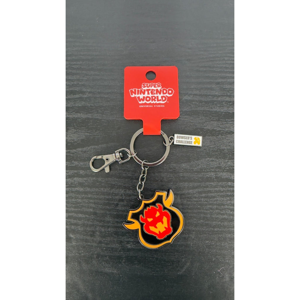 Universal Studios Super Nintendo World Bowsers Challenge Keychain NEW