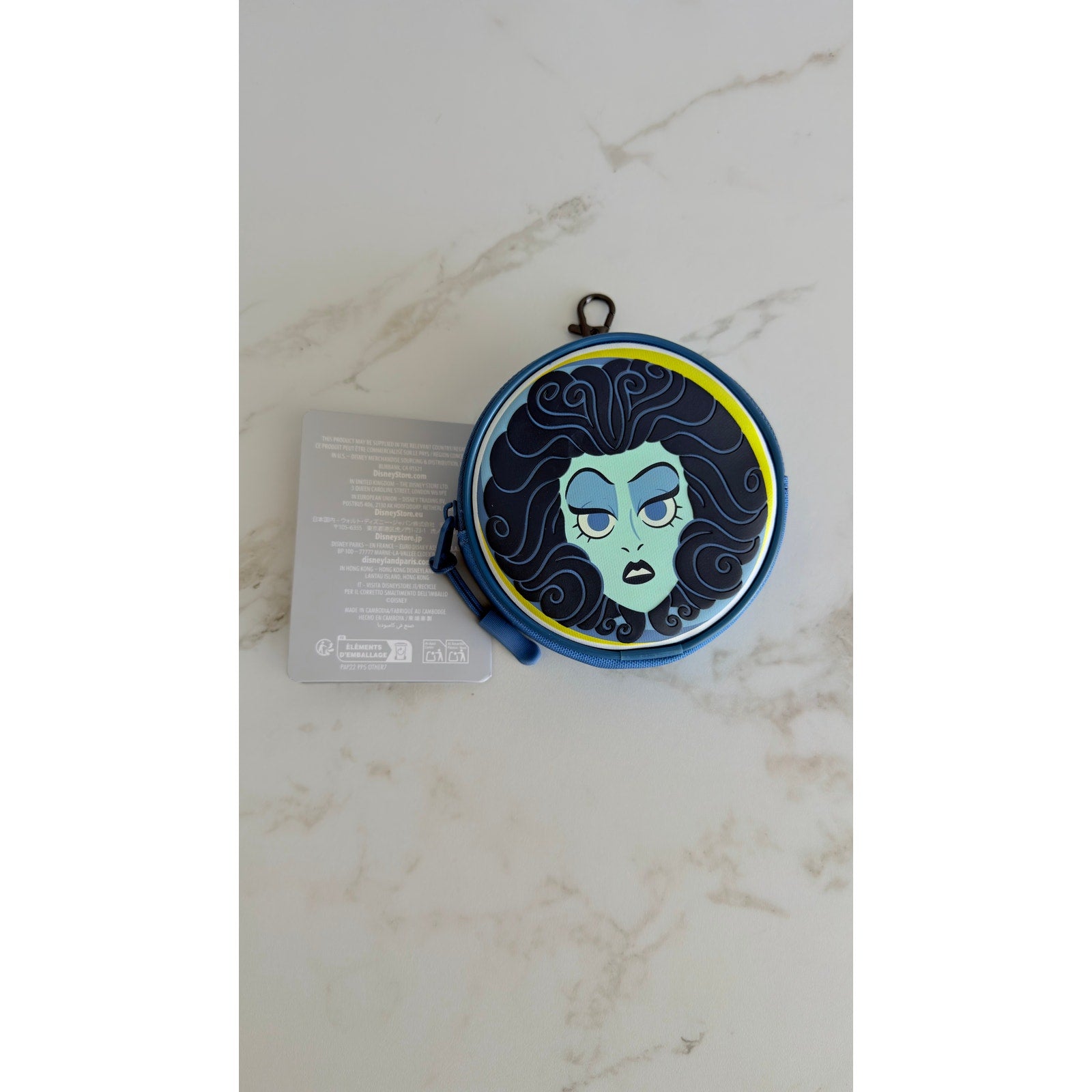 Disney Parks Haunted Mansion Madame Leota Coin Purse Bag Charm New