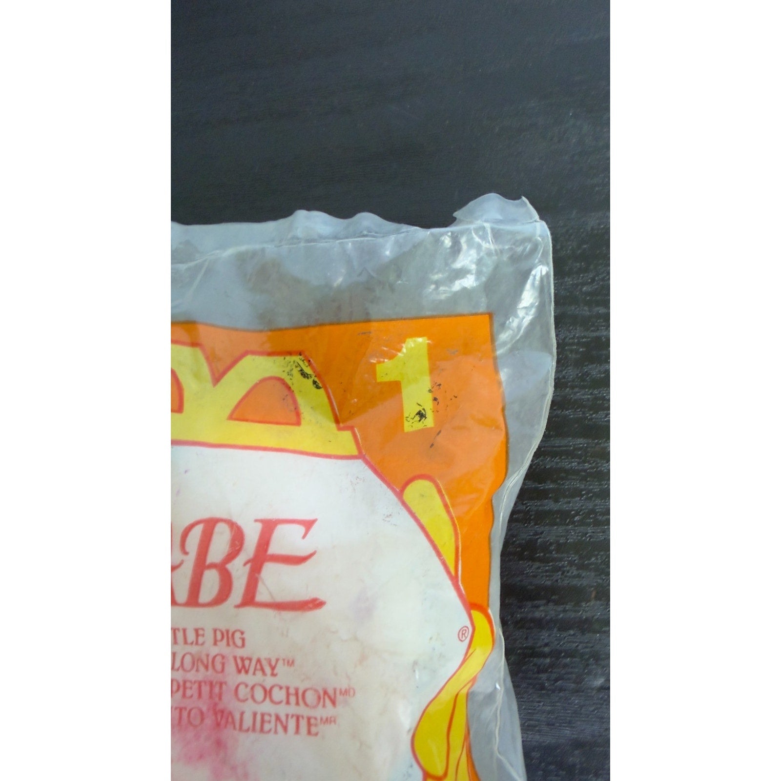 1995 McDonald’s Happy Meal Toy — "Babe" the Gallant Pig (Plush #1)