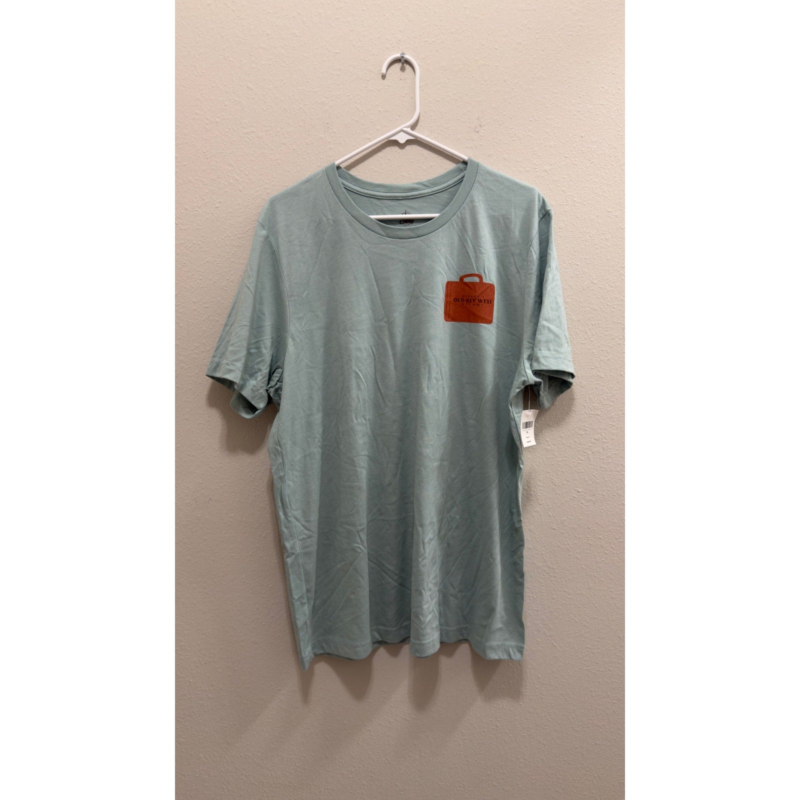 Disney Old Key West Resort Gurgling Suitcase T-Shirt XL NWT Blue Graphic Tee