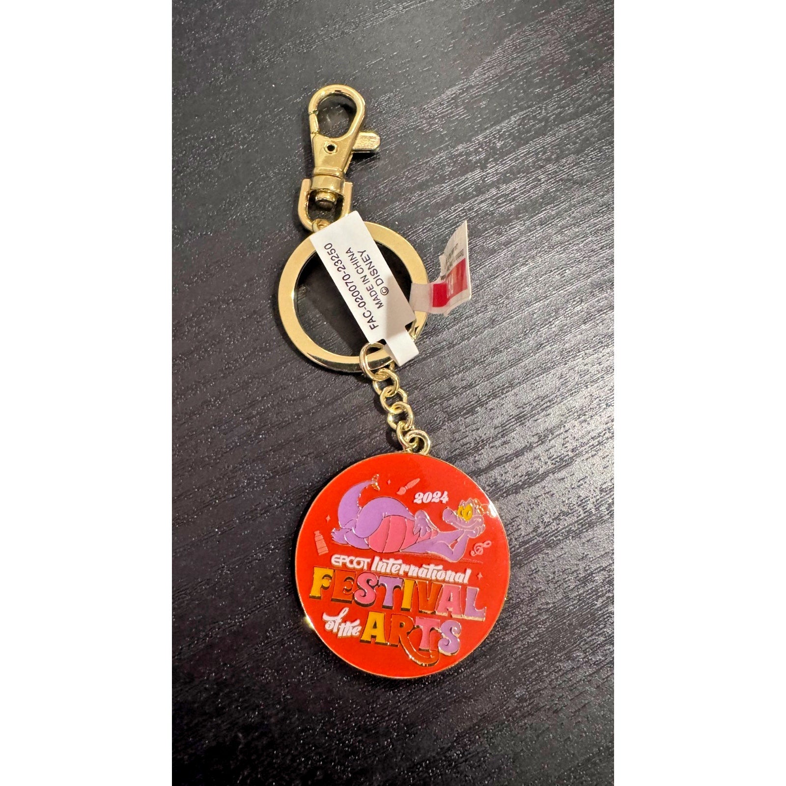 EPCOT International Festival of the Arts 2024 Double-Sided Keychain/Bag Charm