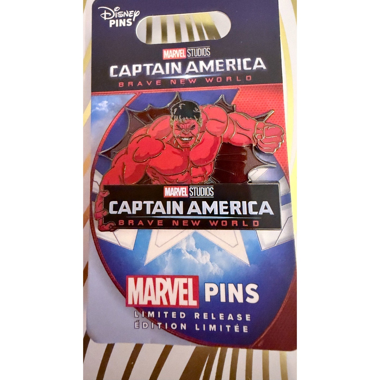 Disney Parks 2025 Marvel Captain America: Brave New World Red Hulk Pin