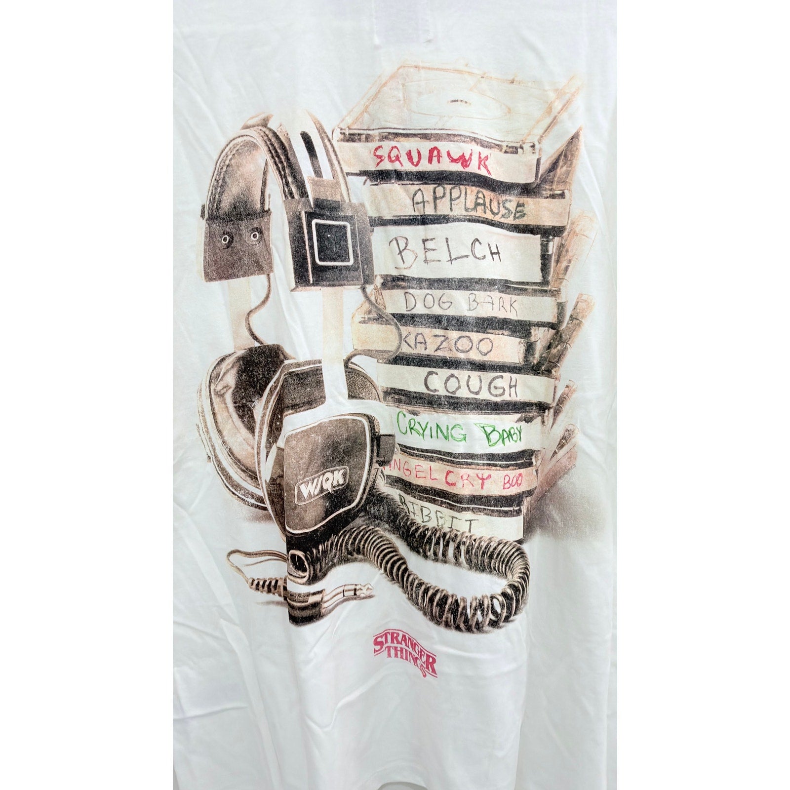 NWT Netflix Stranger Things x Primark WSQK Graphic Tee - Large