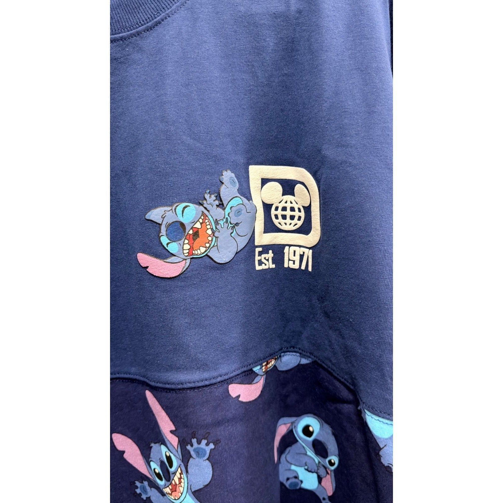 Disney Parks x Spirit Jersey Walt Disney World Stitch All Over Large