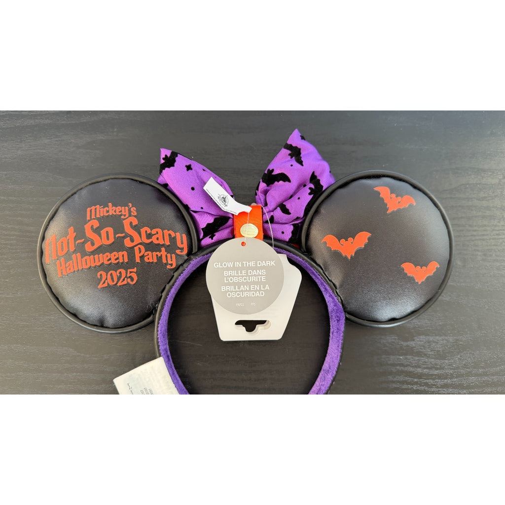 Disney Parks 2025 Mickey's Not-So-Scary Halloween Party Minnie Ears NEW