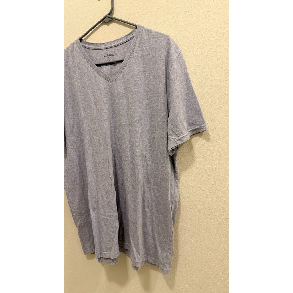 Goodfellow & Co Men's Gray V-Neck T-Shirt - XL - Midweight Jersey - Preowned