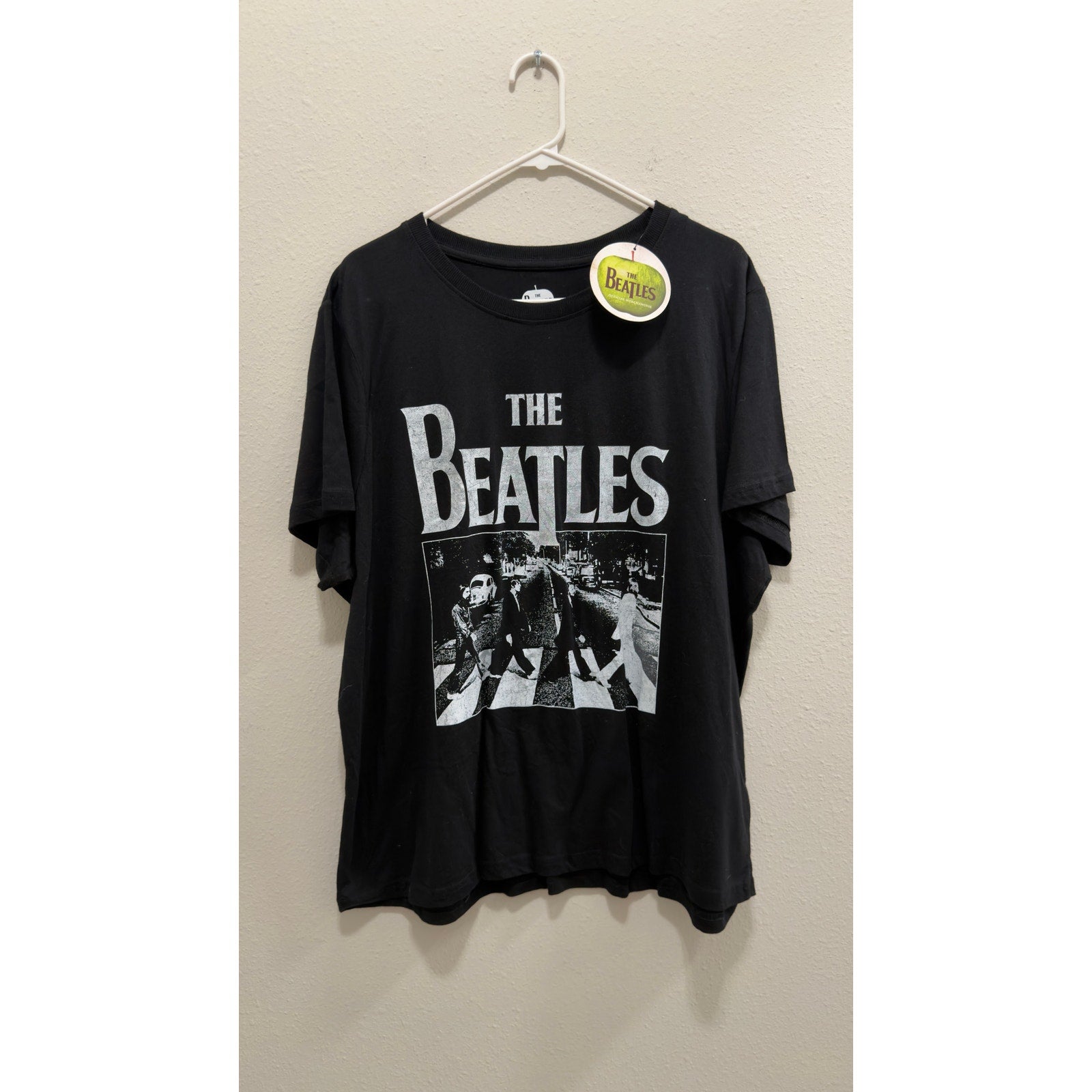 The Beatles Abbey Road Graphic T-Shirt Black Men's Size XL NWT Primark