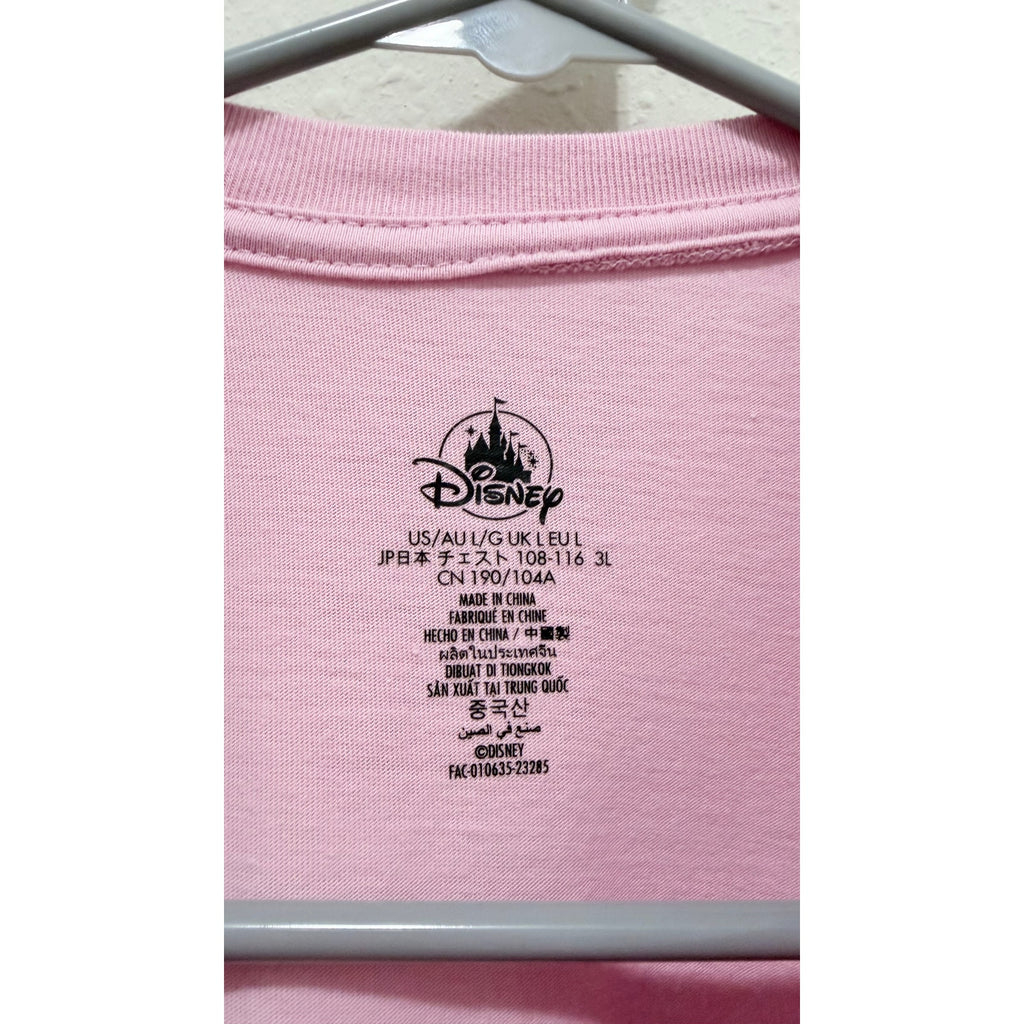 Disney Parks Tomorrowland Pink T-shirt Adult Unisex Large Preowned