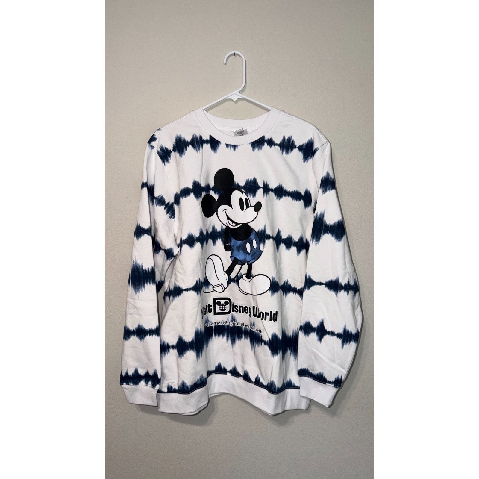 NEW Disney Parks 2025 Walt Disney World Tie-Dye Pullover Sweatshirt - XL