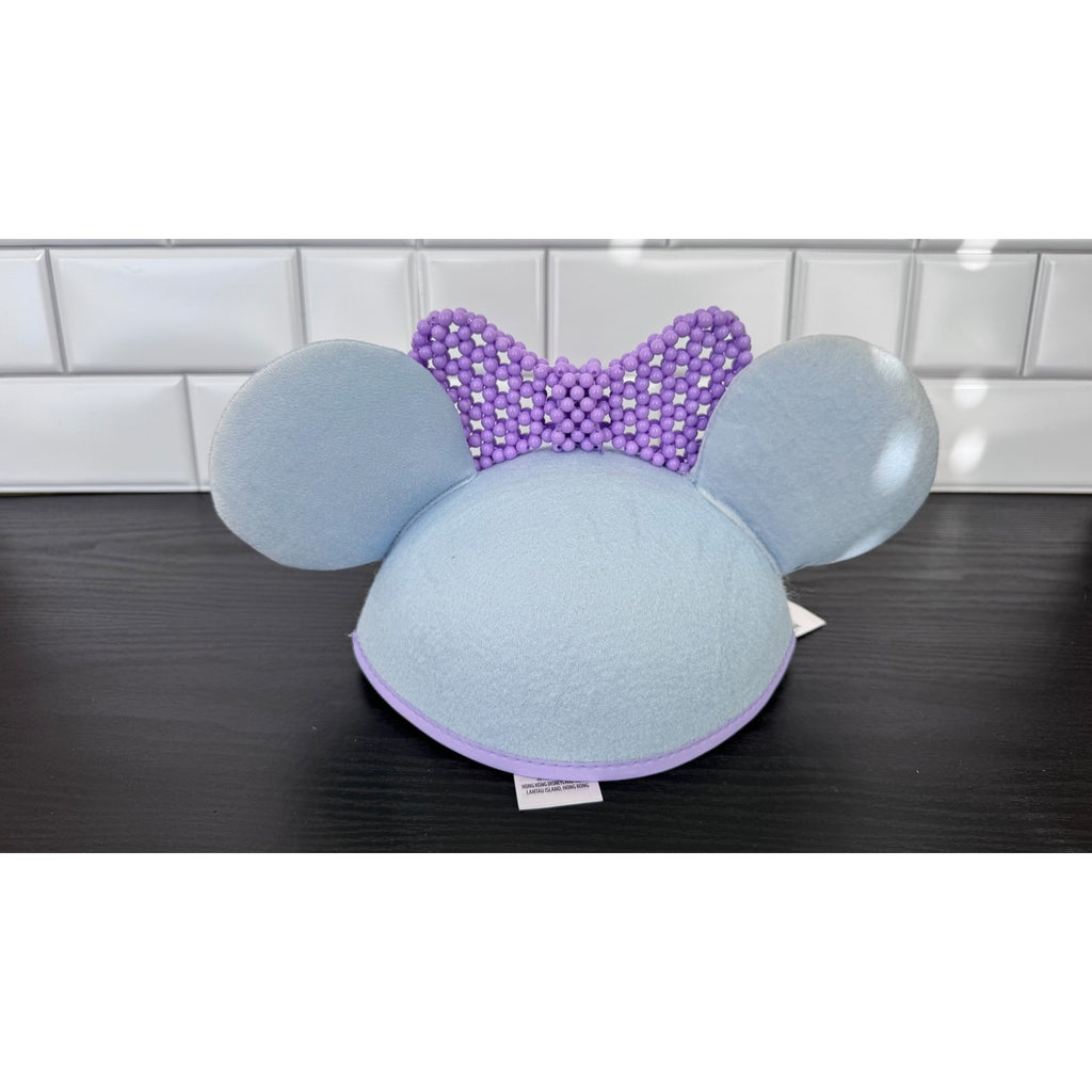 Disney Parks Minnie Mouse Purple Foam Beaded Ear Hat | 2023 Collection (NWT)