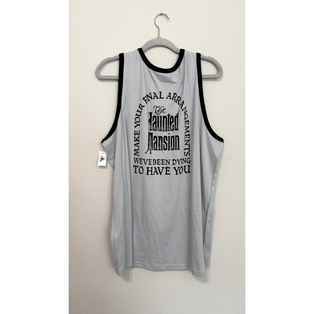 Disney Parks Haunted Mansion Hitchhiking Ghosts Tank Top | Men's XL | NWT