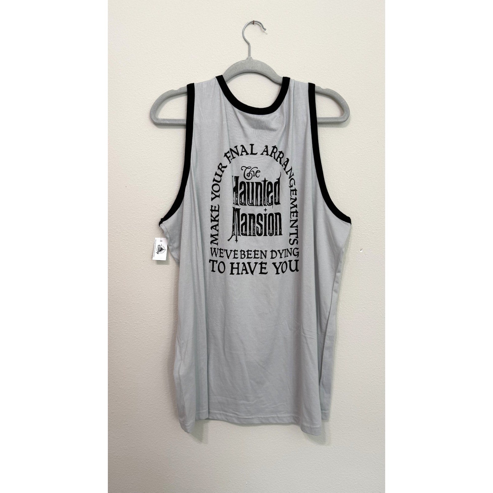 Disney Parks Haunted Mansion Hitchhiking Ghosts Tank Top | Men's XL | NWT