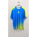 runDisney Mickey Mouse Performance Running Shirt Blue Yellow Large NEW