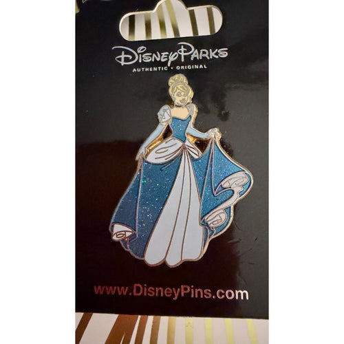 Disney Parks 2012 Disney Princess Cinderella Pin - Classic Blue Dress
