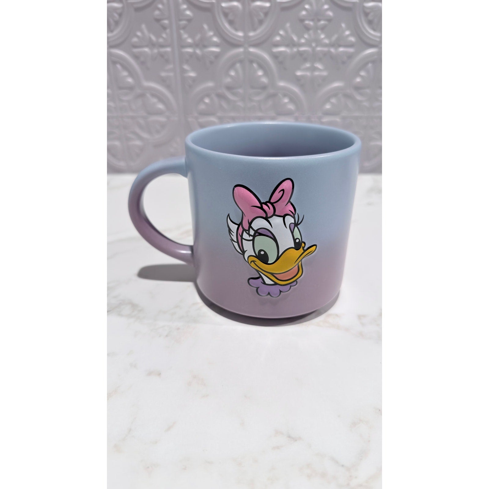 Disney Parks Minnie & Daisy Ombre Ceramic Stoneware Coffee Mug 20 oz NEW